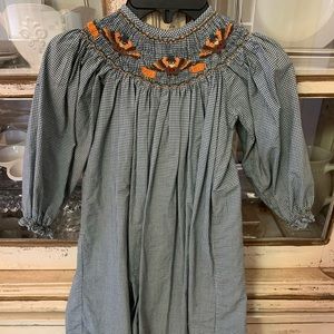 Adorable thanksgiving smocked dress!!